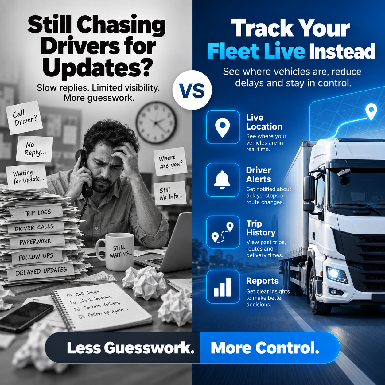 MajuTech fleet-management Meta advertising creative